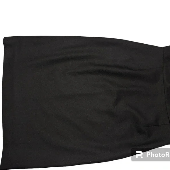 J. CREW Factory Suiting Wool Blend Black Sheath Career Dress Size 0 V Neck - Picture 4 of 11